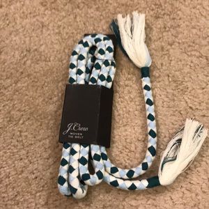 J. Crew woven tie belt